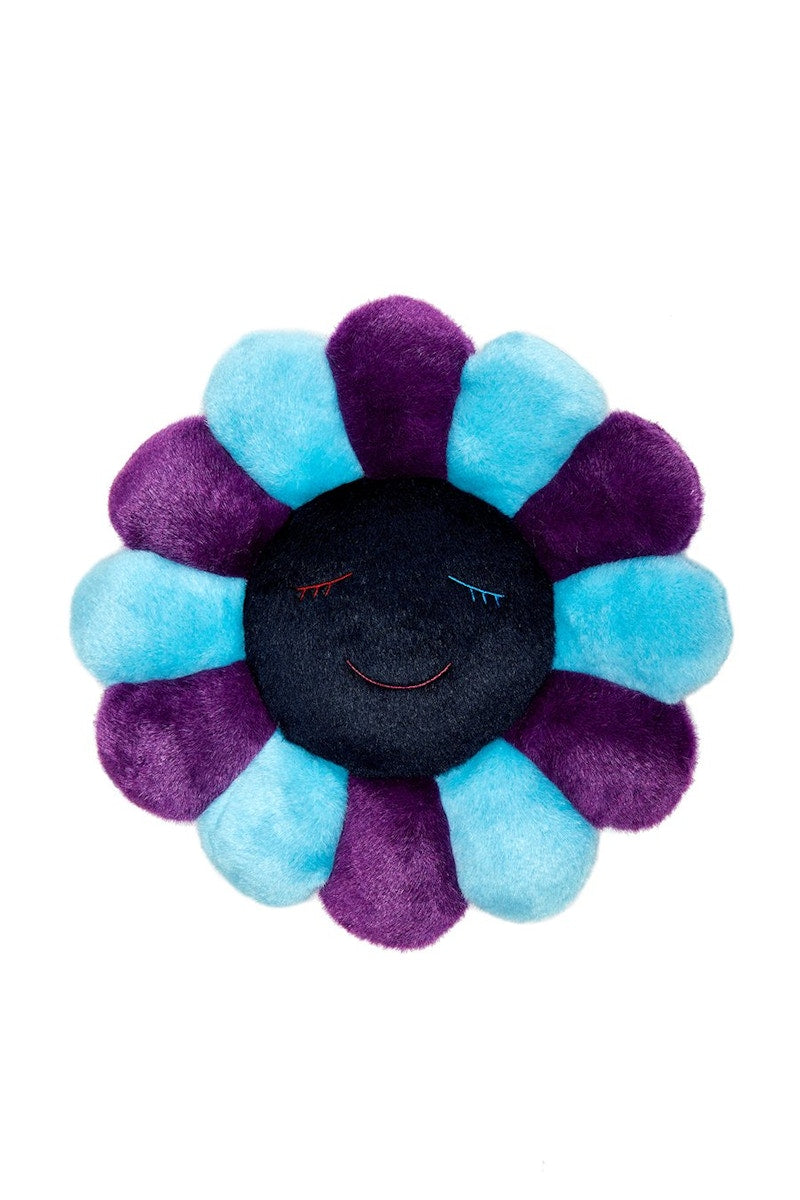 Takashi Murakami Flower Plush 1M Light Blue/Purple/Black