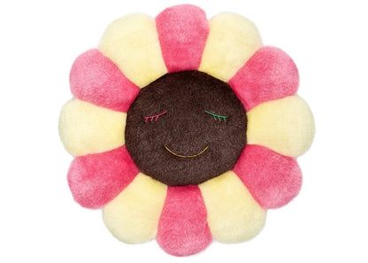 Takashi Murakami Flower Plush 1M Pink/Light Yellow/Brown