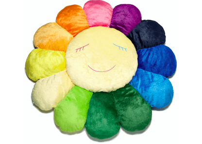 Takashi Murakami Flower Plush 2M Rainbow/Yellow
