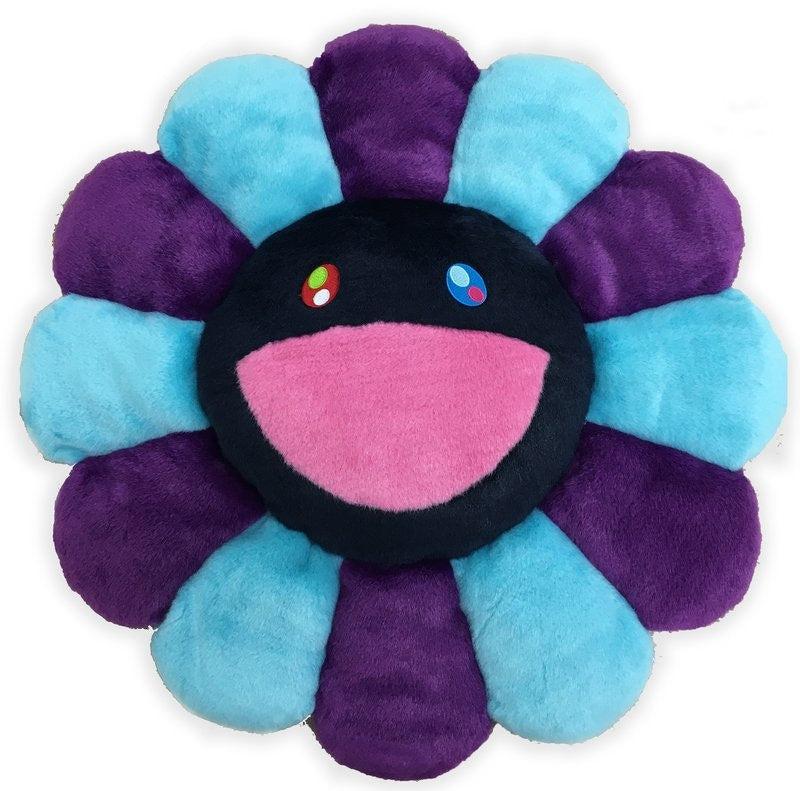 Takashi Murakami Flower Plush 30CM Purple/Turquoise/Black