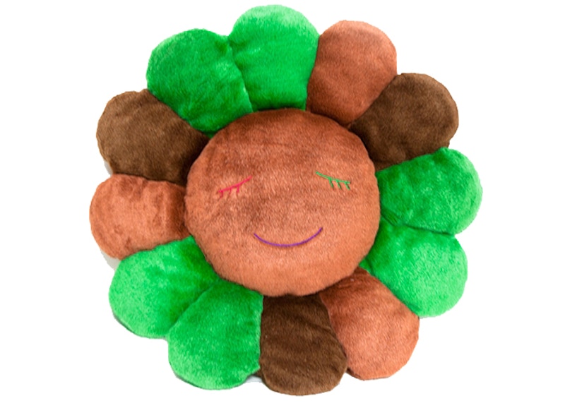 Takashi Murakami Flower Plush 60CM Green/Brown/Light Brown