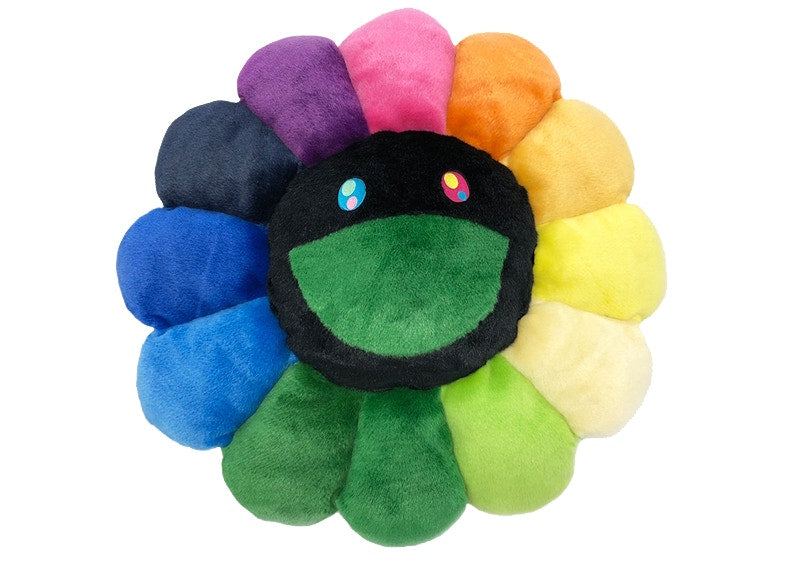Takashi Murakami Flower Plush 60CM Rainbow/Black