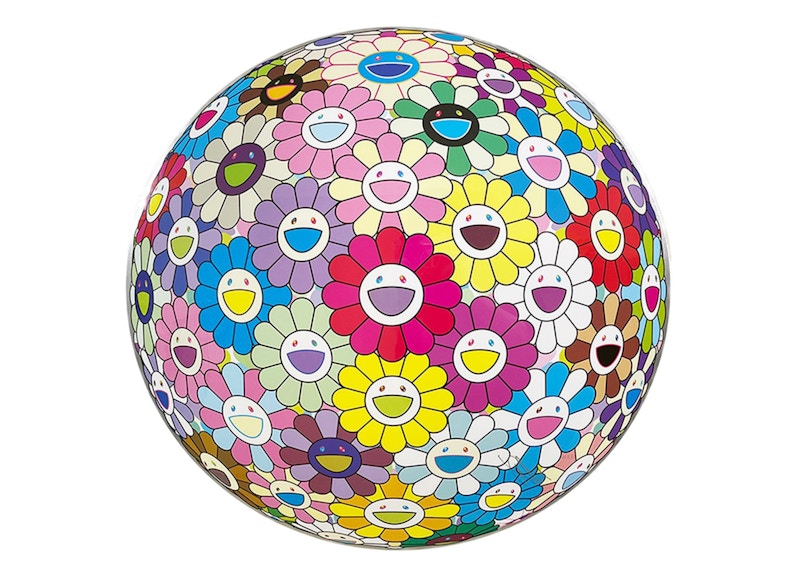 Takashi Murakami Flower Ball Colorful Miracle Sparkle Print (Signed, Edition of 300)