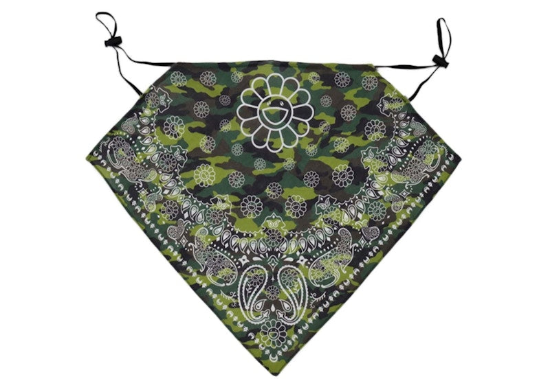 Takashi Murakami Flower Bandana Mask Camo