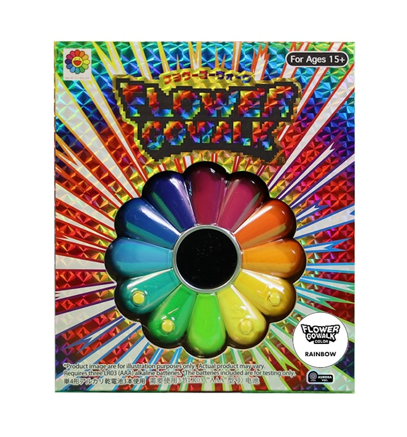 Takashi Murakami Flower Go Walk Color Game Aurora Rainbow