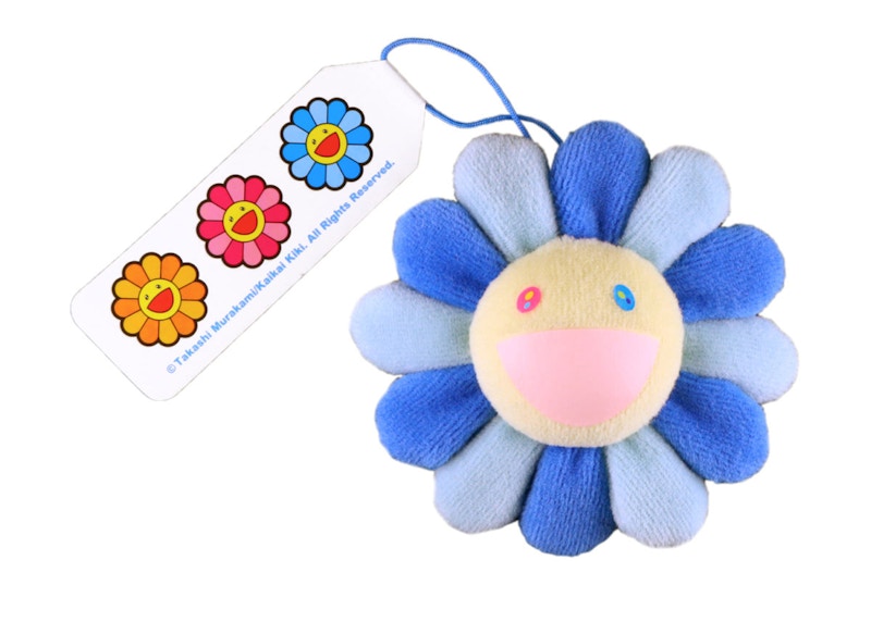 Takashi Murakami Flower Push Pin Blue/Light Blue