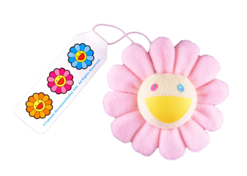 Takashi Murakami Flower Plush Pin Light Pink
