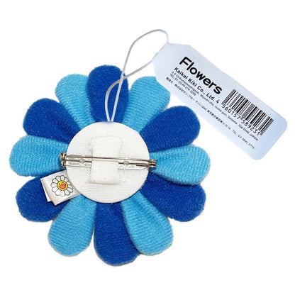 Takashi Murakami Flower Keychain White/Blue