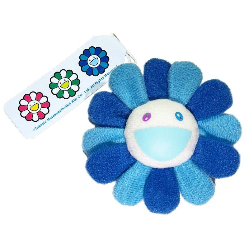 Takashi Murakami Flower Keychain White/Blue