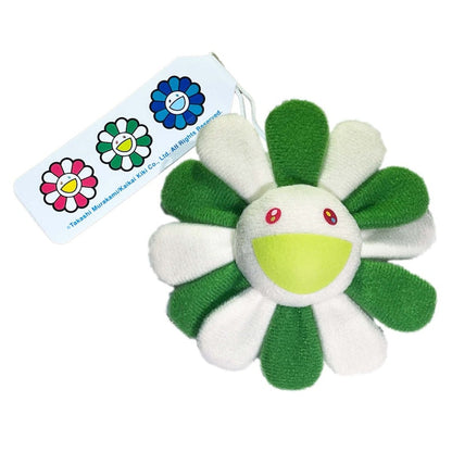 Takashi Murakami Flower Keychain White/Green