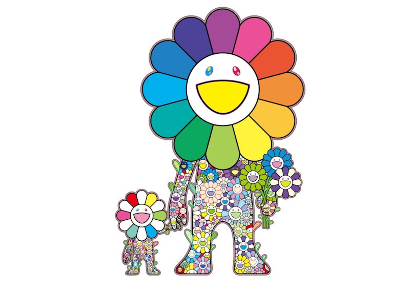 Takashi Murakami Flower Parent & Child Print (Signed, Edition of 100)