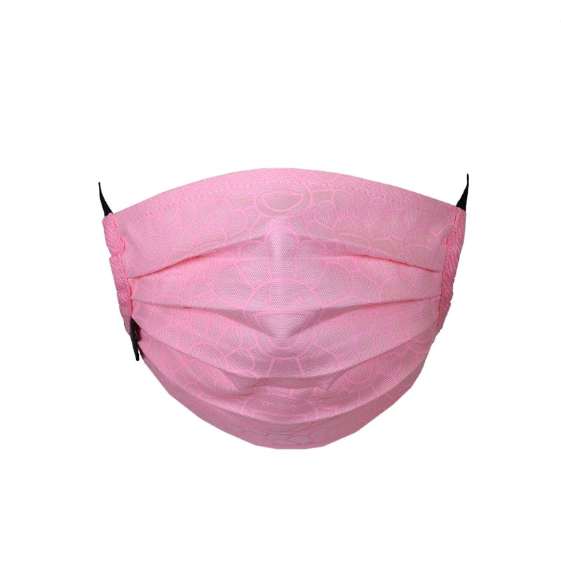 Takashi Murakami Flower Pattern Face Mask Pink/Pink