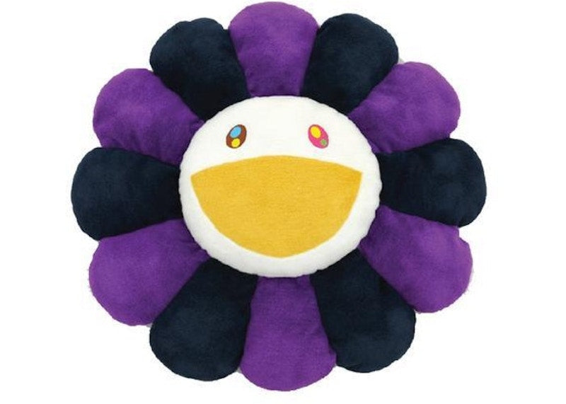 Takashi Murakami Flower Plush 1M Purple/Black/White