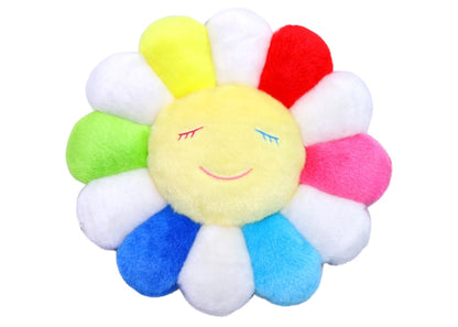 Takashi Murakami Flower Plush 30CM Rainbow/White/Yellow