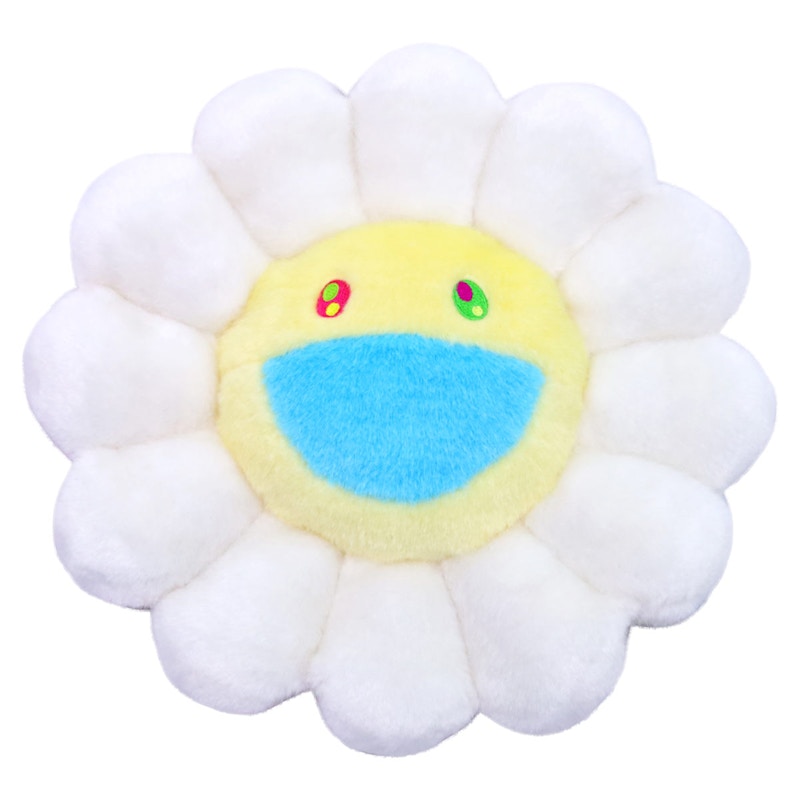 Takashi Murakami Flower Plush 30CM White/Yellow