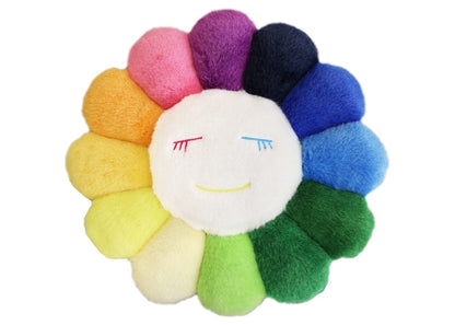 Takashi Murakami Flower Plush 30cm Rainbow/Yellow/White