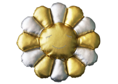 Takashi Murakami Flower Plush 30cm Silver/Gold