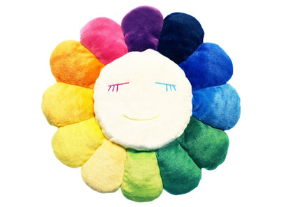 Takashi Murakami Flower Plush 60cm Rainbow/Yellow/White
