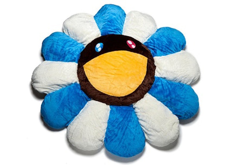Takashi Murakami Flower Plush 2M Blue/White/Brown