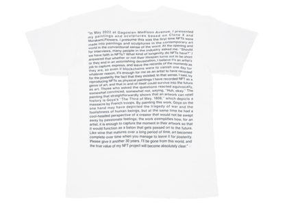 Takashi Murakami I Love NFT But I Know T-shirt White Black