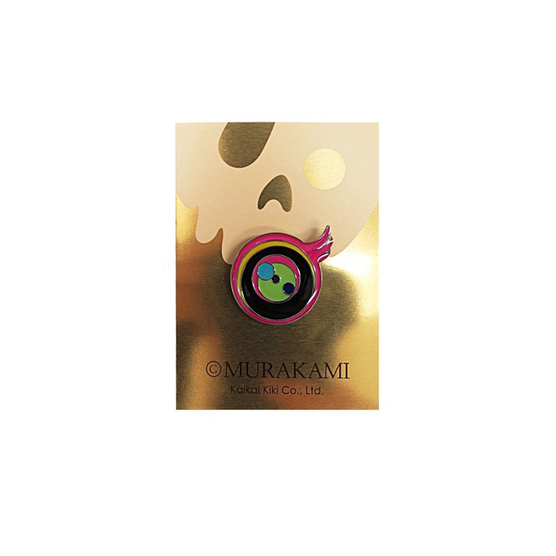Takashi Murakami Jelly Eye Pin Black/Pink