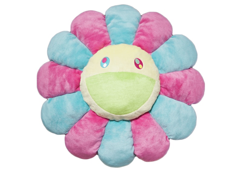 Takashi Murakami KK Flower Plush 1M Pink/Blue/Pale Yellow