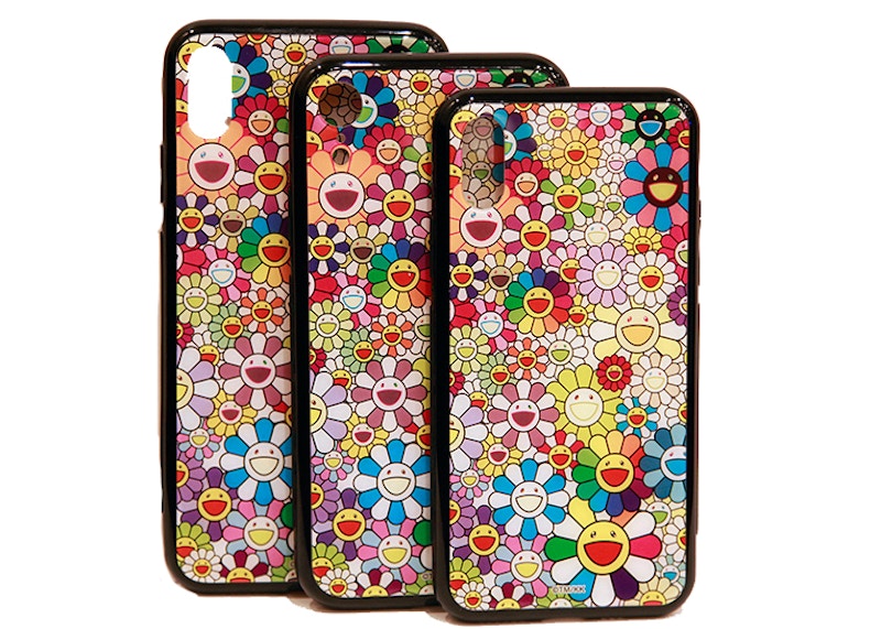 Takashi Murakami KaiKai Kiki Hard Flower XS Max iPhone Case Multi