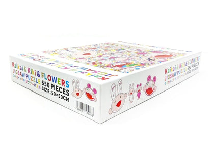 Takashi Murakami Kaikai & Kiki & FLOWERS Jigsaw Puzzle (650 Pieces)