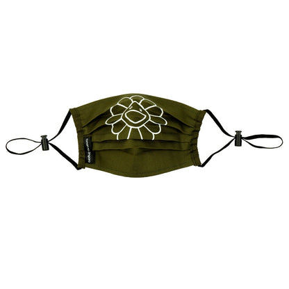 Takashi Murakami Kaikai Kiki Flower Face Mask Moss Green