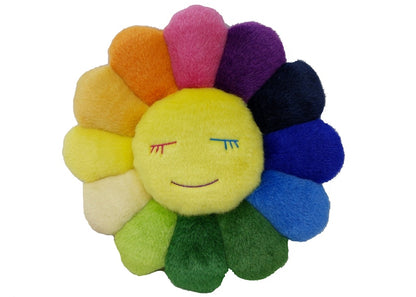 Takashi Murakami Flower Plush MoMA Exclusive 30CM Rainbow/Yellow