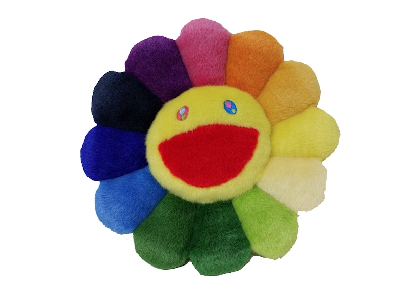 Takashi Murakami Flower Plush MoMA Exclusive 30CM Rainbow/Yellow
