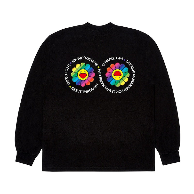 Takashi Murakami Lewis Hamilton Speedway Longsleeve T-shirt Black