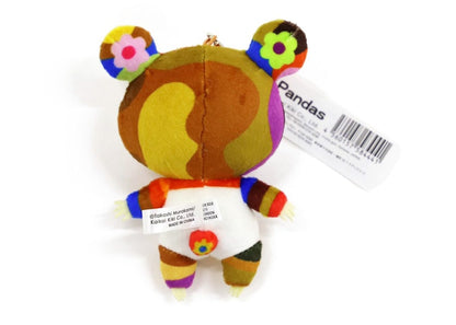 Takashi Murakami Mini Panda Plush Keychain Multi