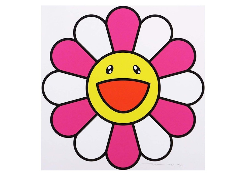 Takashi Murakami Pinky Flower Print (Signed, Edition of 100)