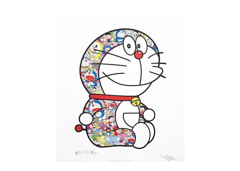 Takashi Murakami Sitting Doraemon "Everyday is a festival!" Print (Signed, Edition of 300)
