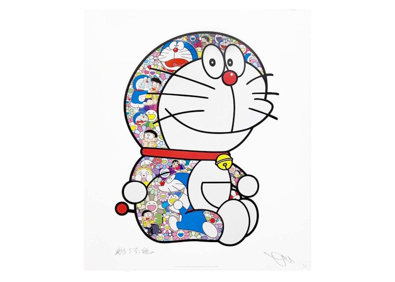 Takashi Murakami Sitting Doraemon "Oi Nobita-kun !!" Print (Signed, Edition of 300)