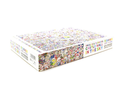 Takashi Murakami Skulls & Flowers Castle Wall In The Sky (875 Pieces) Jigsaw Puzzle Multi