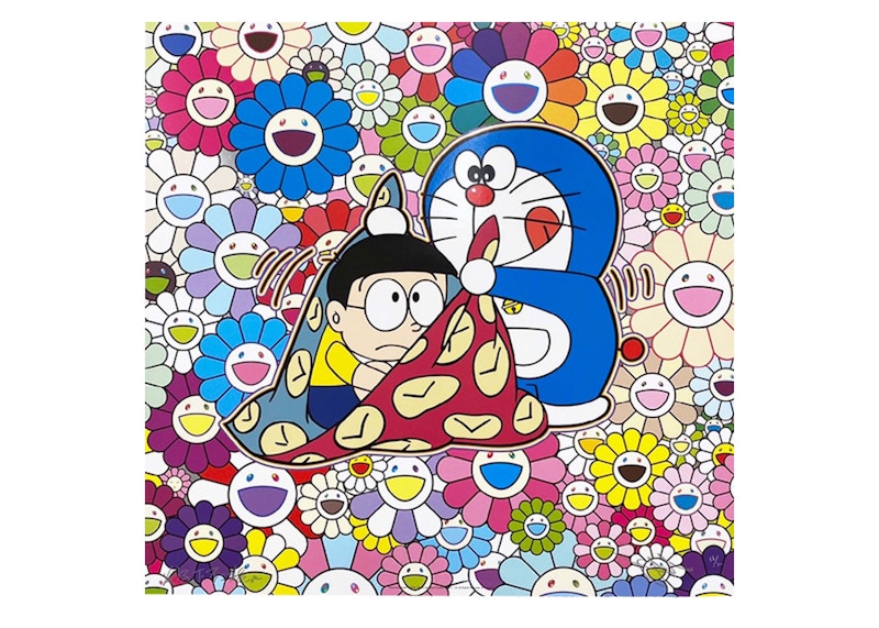 Takashi Murakami Time Furoshiki Print (Signed, Edition of 300)
