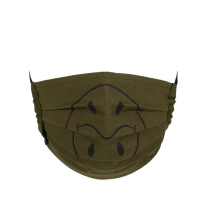 Takashi Murakami Tonari no Smiley-kun Face Mask Moss Green/Black