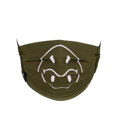 Takashi Murakami Tonari no Smiley-kun Face Mask Moss Green/White