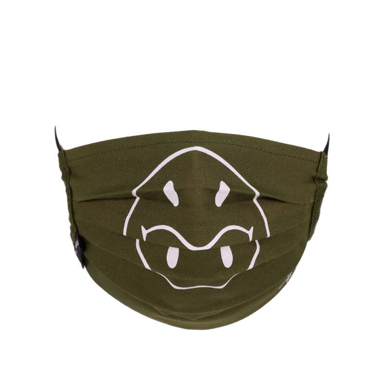 Takashi Murakami Tonari no Smiley-kun Face Mask Moss Green/White