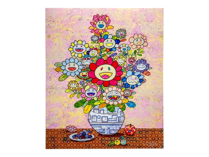 Takashi Murakami Zao Wu Kee's longing for flower paintings Art Print (Editon of 300)