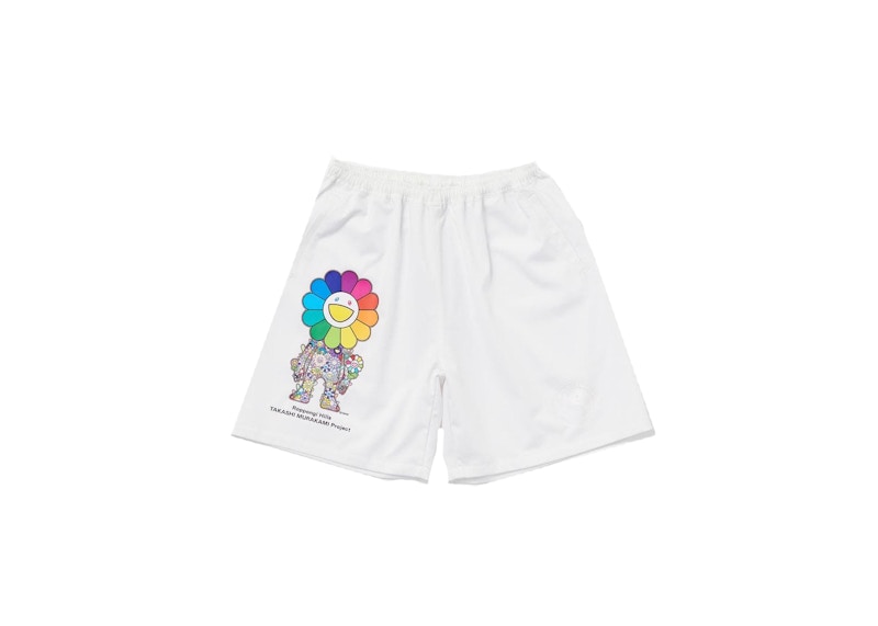 Takashi Murakami x BEAMS T & C Surf Swim Shorts White