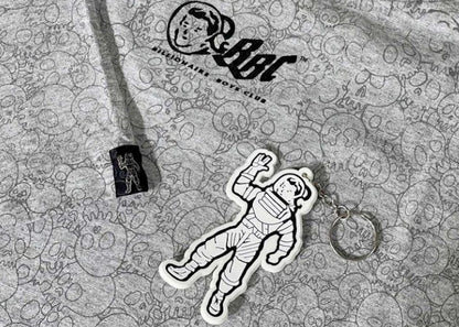 Takashi Murakami x Billionaire Boys Club T-Shirt with Key Chain Grey