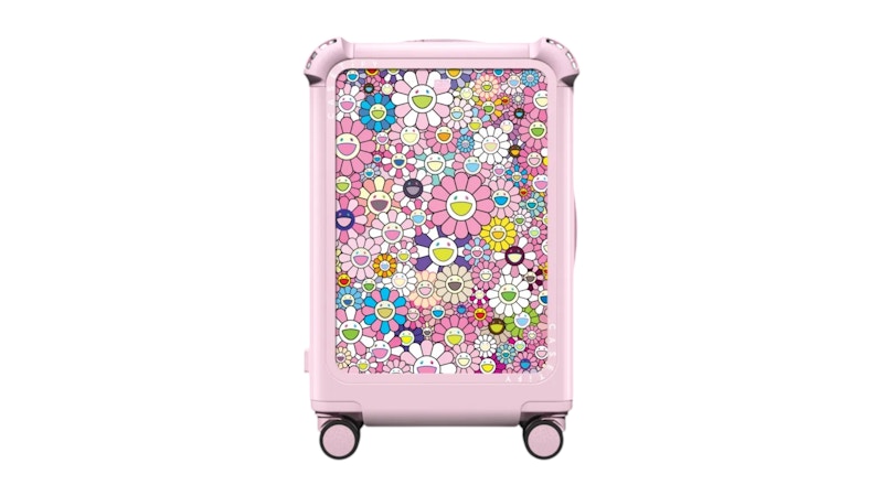 Takashi Murakami x CASETiFY Flowers Bloom (Pink) 21" Carry-On Suitcase Glossy Primrose Pink