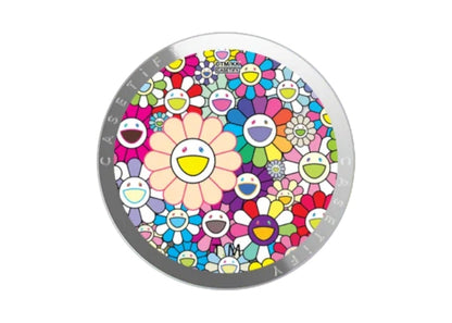 Takashi Murakami x CASETiFY: Flowers Bloom (Rainbow) Snappy Grip Stand Silver