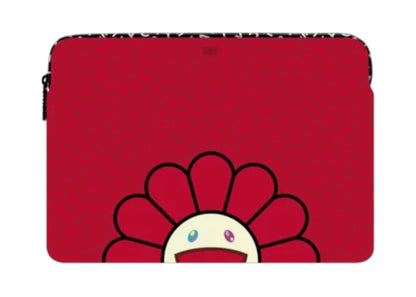 Takashi Murakami x CASETiFY: Flowers Bloom Smile (Red) Laptop Sleeve Multicolor