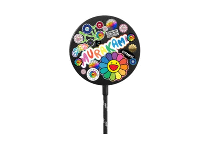 Takashi Murakami x CASETiFY: Flowers Sticker Mania Powerthru Magnetic Wireless Charger Black