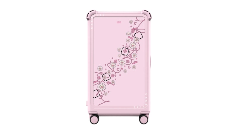 Takashi Murakami x CASETiFY Flowers Trail (Pink) 21" Carry-On Suitcase Glossy Primrose Pink