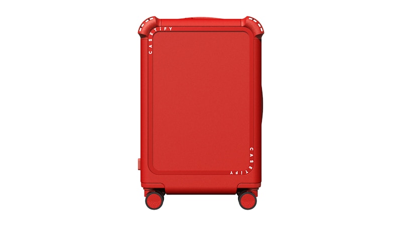 Takashi Murakami x CASETiFY Kaikai And Kiki 21" Carry-On Suitcase Cherry Red